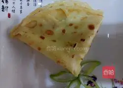 Illustration of how to make delicious scallion pancakes from Laowu Private Kitchen 10