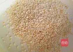 Red bean filling Sesame cake recipe 2