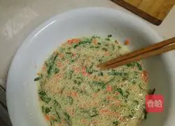 Illustration of how to make fried egg pancake 2