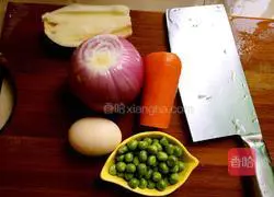 Onion Ring Omelette Recipe Illustration 1