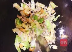 Oiled tofu Illustration of how to make fried noodles with shredded pork 5