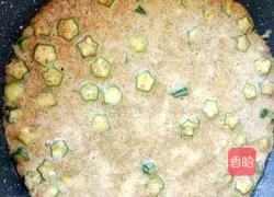 Quinoa Okra Egg Pancake Recipe Illustration 5