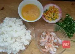 Shrimp fried rice.Recipe 1