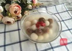 Illustration of how to make longan glutinous rice balls 6