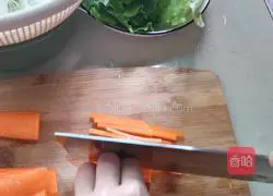 Illustration of home-style fried rice noodles 3