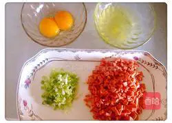 Illustration of how to make egg and ham burritos 1