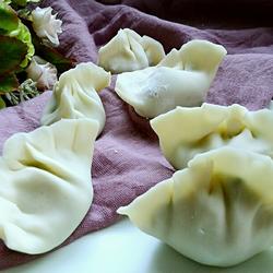 Chive stuffed dumplings