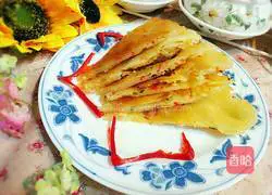 Illustration of how to make scallion pancakes (scallion pancakes) 1