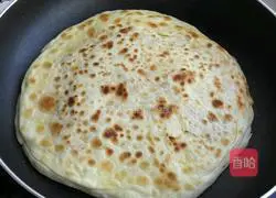 Illustration of how to make green onion pancakes 14