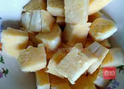 Illustration of how to make fried steamed buns 4