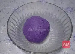 Illustration of how to make purple potato and osmanthus glutinous rice balls 6