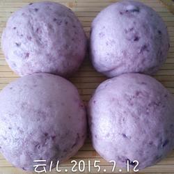 Purple sweet potato buns