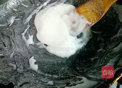 Red Bean Illustration of how to make glutinous rice balls with sand filling 3