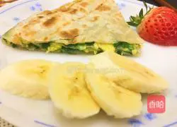 Illustration of how to make egg and leek pancakes 16