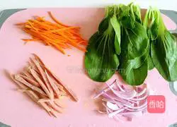 Illustration of how to make fried noodles 1