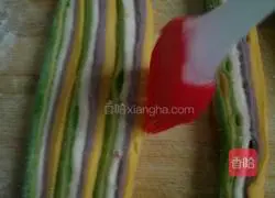Illustration of how to make colorful noodles 3