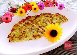 Illustration of how to make cucumber pancakes 12