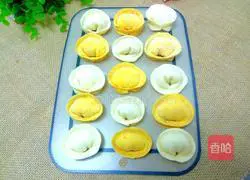 Illustration of how to make gold and silver ingot dumplings 12