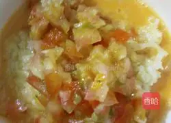 Potato, egg and tomato pancake recipe 5