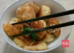 Illustration of how to make pan-fried potato cake 15