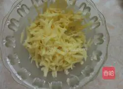 Illustration of how to make rice potato cakes 1