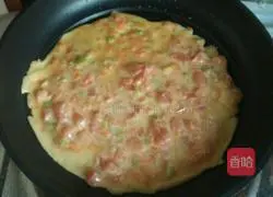 How to make carrot and egg pancakes Illustration 3