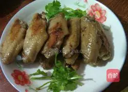 Electric baking pan ~ Illustration of how to make garlic roasted wings 9