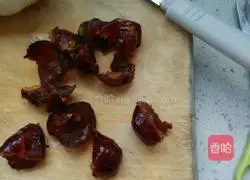 Illustration of how to make fried steamed buns and two-meter porridge with jam 2