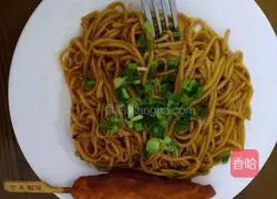 Soy sauce fried noodles recipe 6