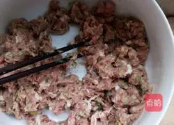 Illustration of making bean and meat dumplings 3