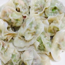 Three fresh dumplings
