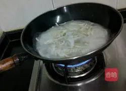 Illustration of how to make green tea wide-band noodles 6