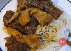 Beef brisket and rice noodles Illustration of how to do it 8