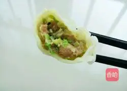 Illustration of how to make cabbage stuffed dumplings 21