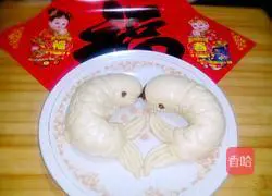 Illustration of how to make fish every year (carp steamed buns) 20