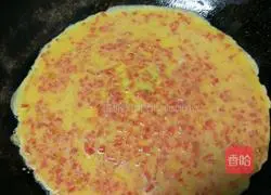 Illustration of how to make carrot and egg pancakes 7