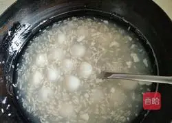 Illustration of how to make glutinous rice balls 7