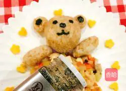 Little Bear Fresh Shrimp Mix Illustration of how to make vegetable tofu 13