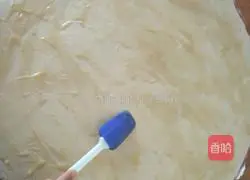 Illustration of how to make prunes, vegetables and meat floss sesame cakes 6