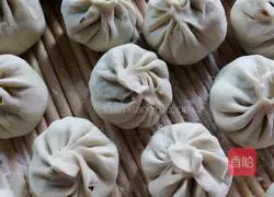 Illustration of how to make purslane steamed buns 6