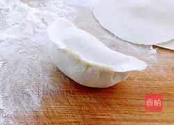 New Year's Eve dinner_Illustration of how to make pork dumplings 12