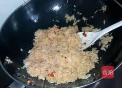 Illustration of how to make bean paste fried rice 6