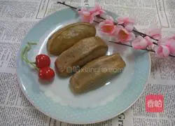 Illustration of how to cut small steamed buns with brown sugar knife 11