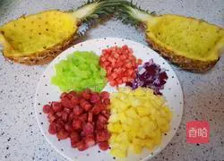 Pineapple rice recipe illustration 3