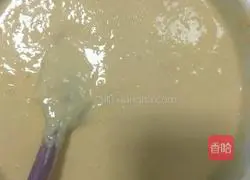 Milk Corn Illustration of how to make cakes 4