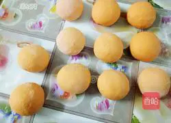 Illustration of how to make simulated orange steamed buns 6