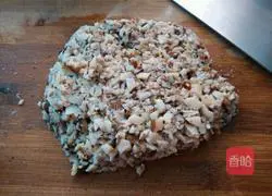 Illustration of how to make mushroom and pork buns 6