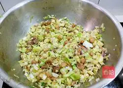 Illustration of how to make cabbage buns 5