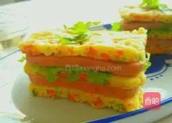 Chinese style Illustration of how to make a sandwich 9