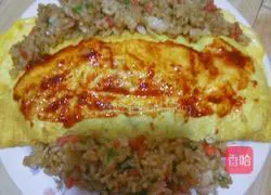 Illustration of how to make delicious soy sauce fried rice (omelette rice) 9